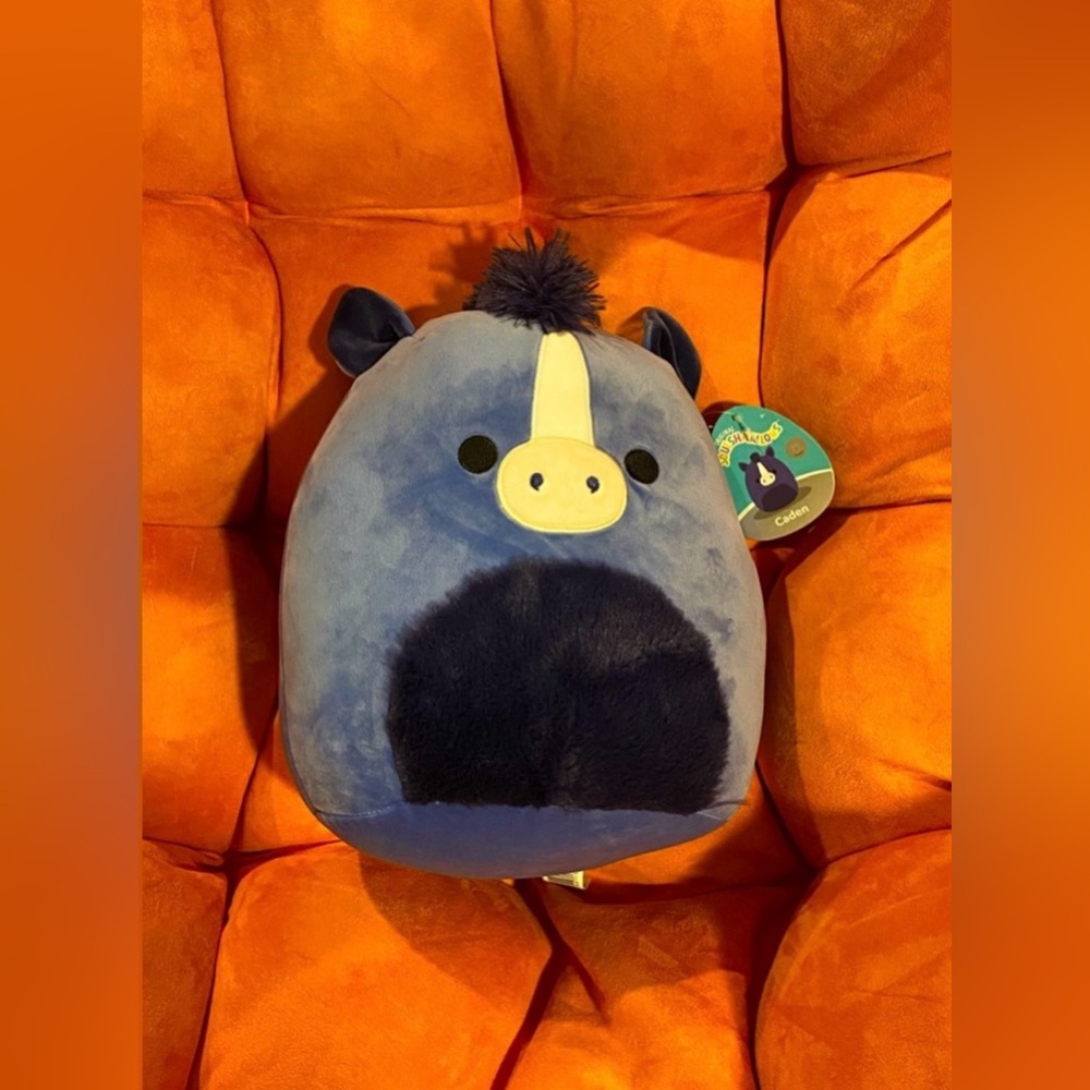 NWT Rare Caden the Horse Blue and White Squishmallow 11” *sold out*